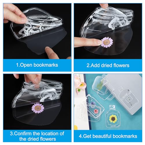 Flores Secas Prensadas NATURALES para Manualidades DIY miniatura 4
