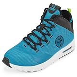 ZUMBA Women's Air Funk Foam-Sole Dance Sneakers, 8, Blue/Black
