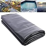 Nisorpa Pond Liner 40 Mil 13 x 16 Feet Fish Safe Pond Fountain Liner PRO Grade HDPE Fish Pond Liner