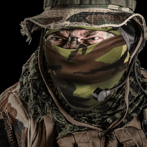 Image of Camo Balaclava Ski Face Mask UV Protector for Man and Women Hunting Fishing Motorcycle Windproof&Military Tactical