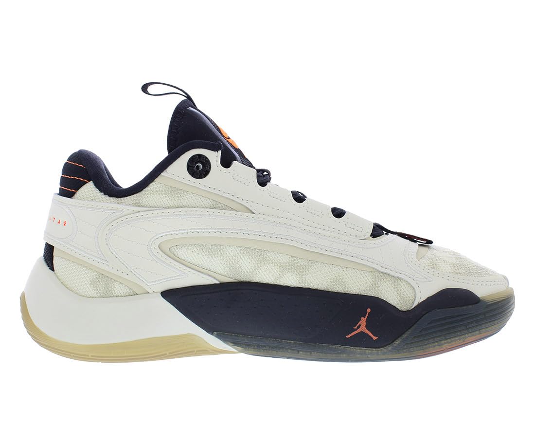 Nike Luka 2 Big Kids' Shoes (DZ3498-100, Coconut Milk/Fossil/Lemon Drop/Black) Size 5.5