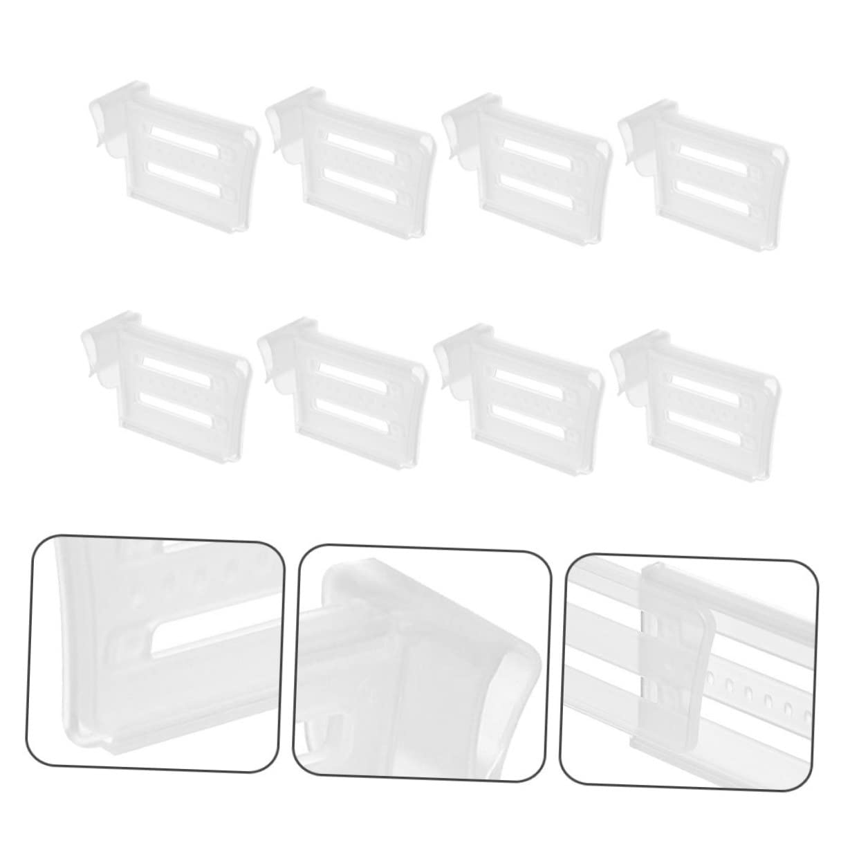 Jojofuny Separatore Per Congelatore In Ferro, Rete Divisoria 38,5x33,5 Cm Per Ripiani Di Frigorifero E Freezer, Organizer Commerciale E Domestico