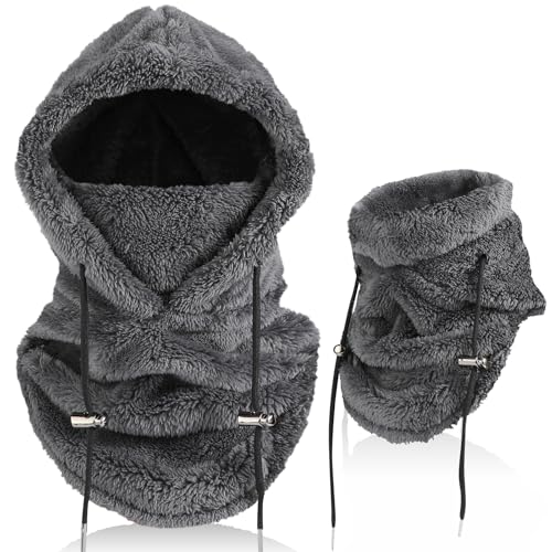 AYPOW Pasamontañas Térmicos de Invierno, Multifuncional Prueba de Viento Cálido Máscara De Esquí, Mascarilla Moto Térmica Forro Polar, Gorro Cálido Invierno para Mujeres Hombres Deportes Aire Libre