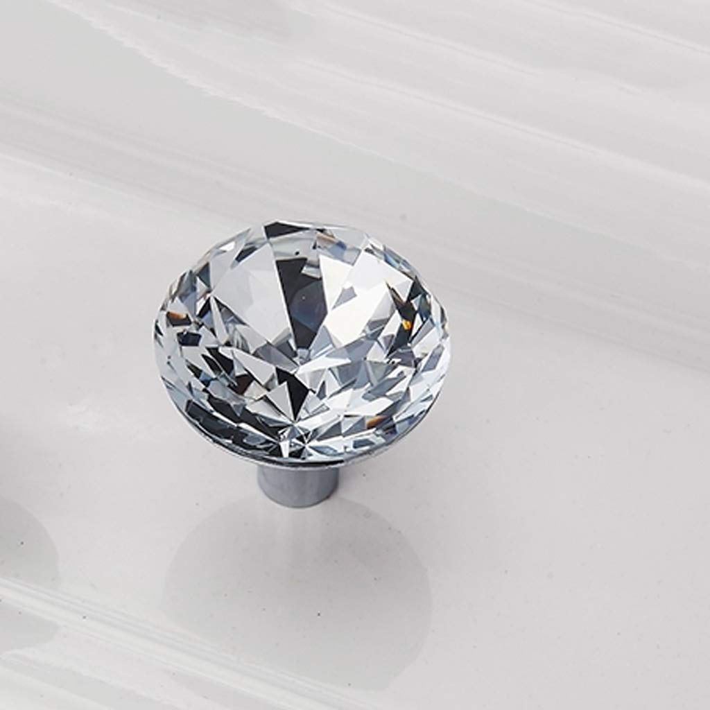 Boutons de tiroir en cristal pour boîte à chaussures chic