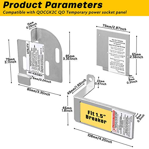 Generator Interlock kit, QOCGK2C QO Cover Generator and QOM2 Frame Size