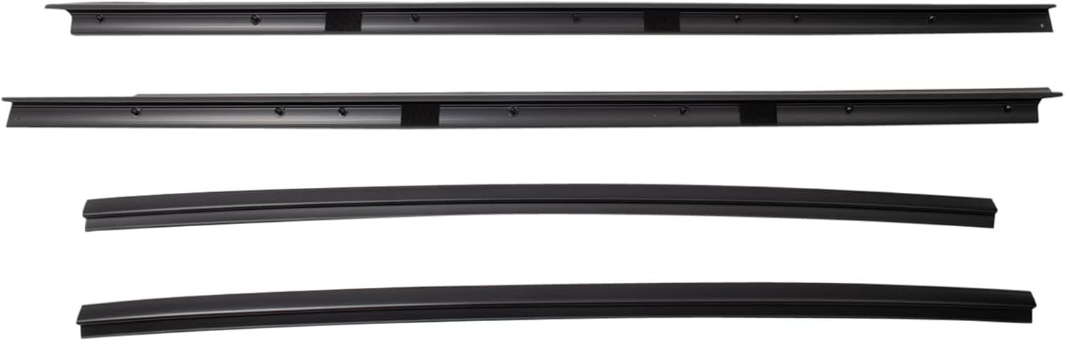 TRQ Door Window Belt Weatherstrip Kit Compatible with 1997-2004 Chevrolet Corvette