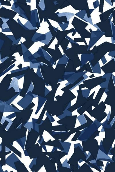 Men's Tan Through Swim Trunks, Blue Jumble, Size Medium3