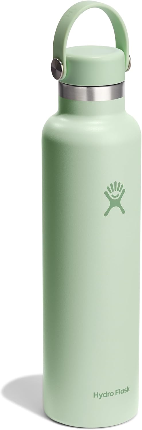 Hydro Flask Water Bottle - Insulated Stainless Steel - Non Spill, Leakproof in 24 Oz Aloe Green - Image 2