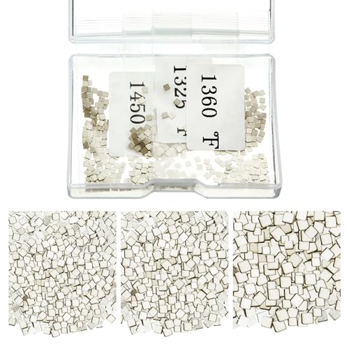 Moxweyeni 500 Pcs 4.5 Grams Silver Solder for Jewelry Making Silver Solder Precut Chips Solders Ultra Tiny Medium Density Easy Bond (E M H)(1.5 x 1.5 mm)