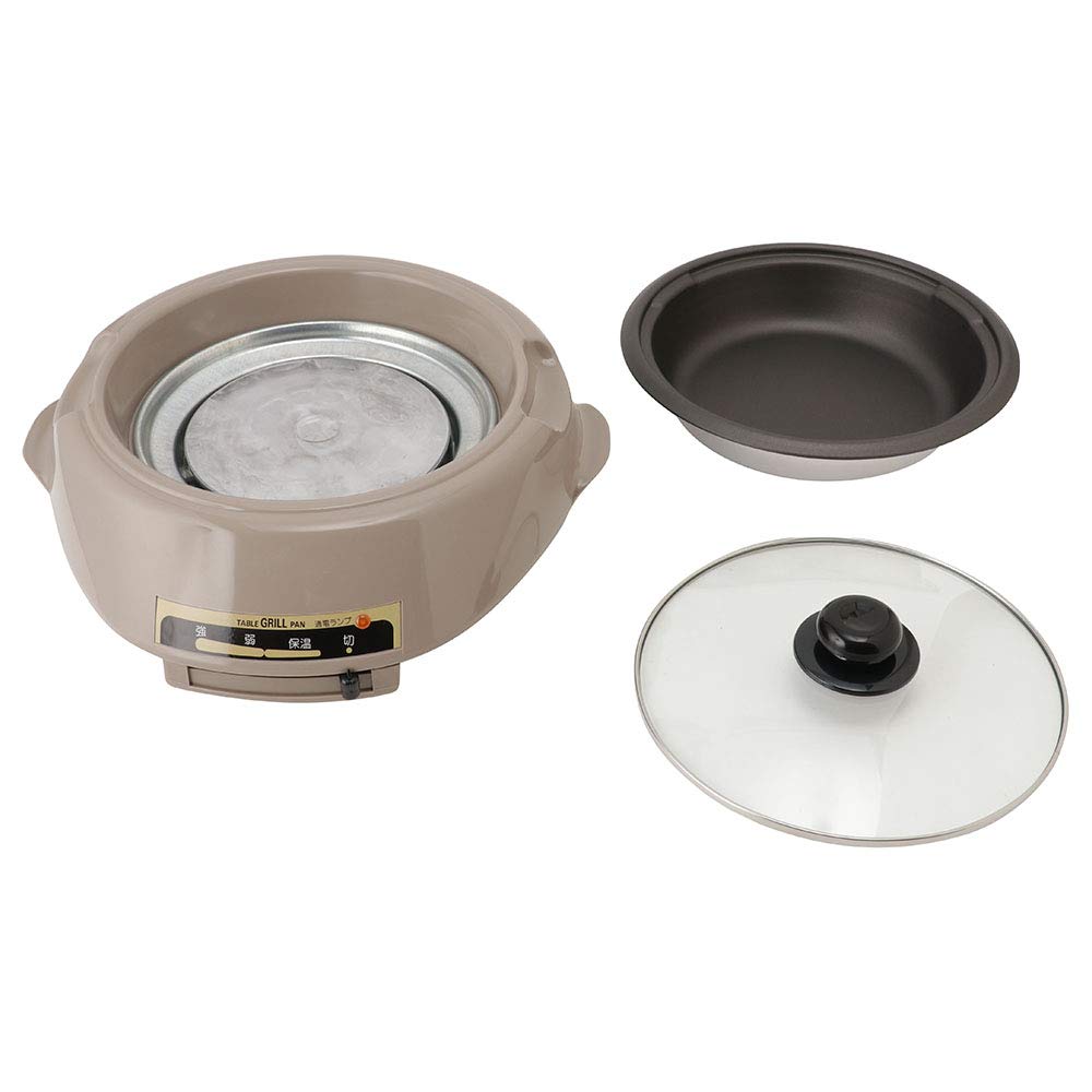 Amazon | 丸山技研 電気 グリルパン 23cm 着脱式 ふっ素樹脂加工