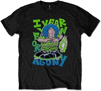 Billie Eilish Boys Agony Childrens T-Shirt Black