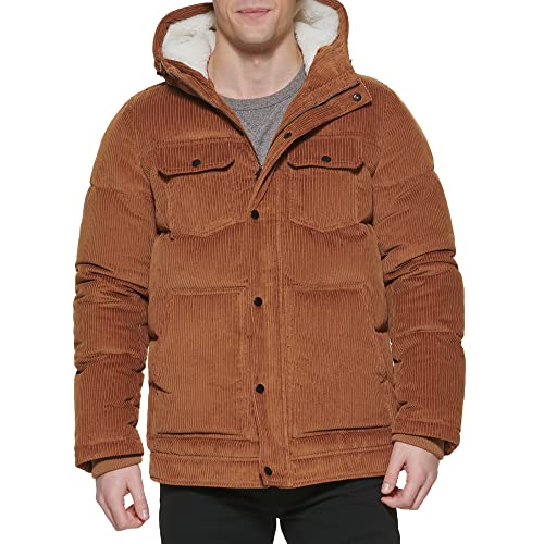 Image of Levi's Men's Performance Hooded Puffer Trucker Jacket (Regular & Big & Tall Sizes)