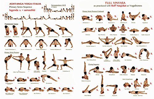 NewBrightBase Yoga Ashtanga Fabric Cloth Rolled Wall Poster Print -