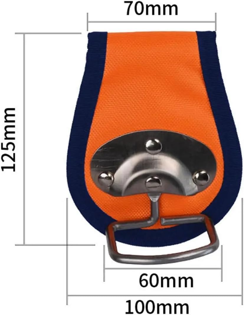 8 Pcs Hammer Holder Loop Carpentry Oxford Cloth Lightweight Strong Quick Insertion Steel for Tool Belt Hanger