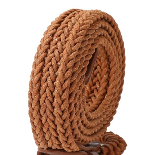 VONMELLI Braided Belt for Women, Woven Rattan Waist for Sunmmer Fashion Dress Jeans Thin Ladies Belts3