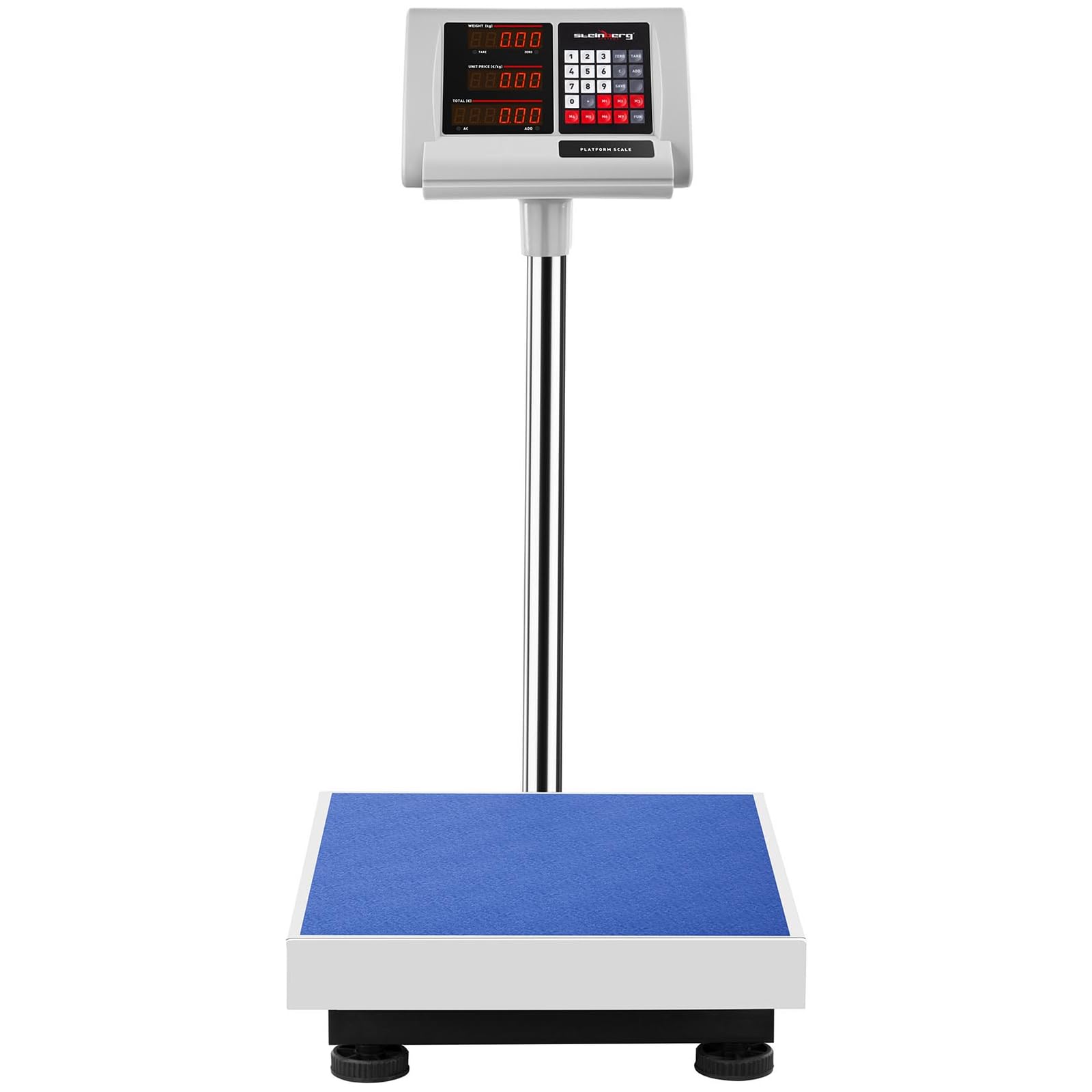 Steinberg Systems Bilancia a piattaforma Pesapacchi Professionale SBS-PF-150/10A 230 V 150 kg 10 g Acciaio Inox