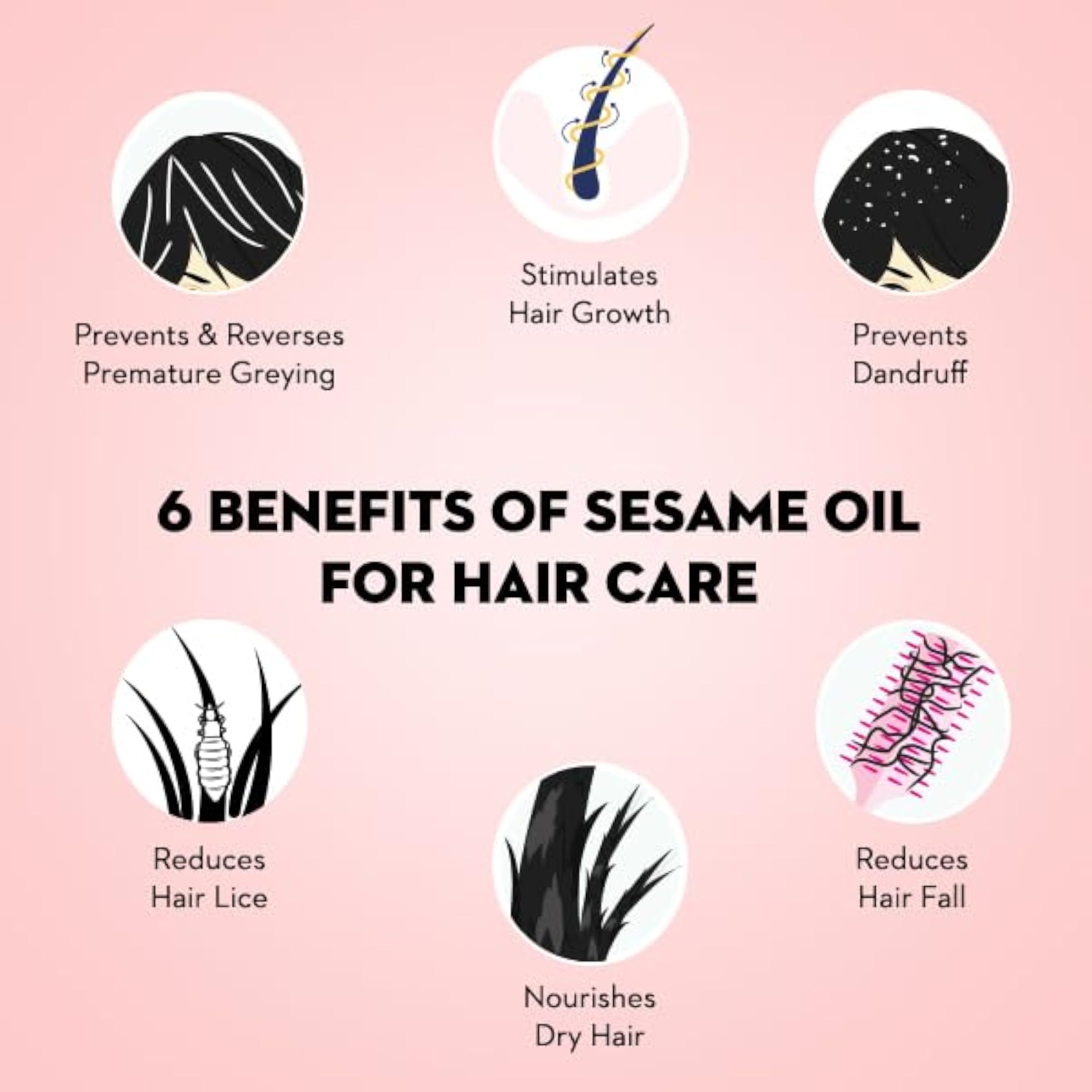 Til/Seasame Oil 200ml for Hair & Skin Care, Multi-Purpose