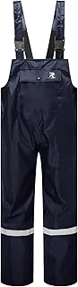 RainRider Bib Rain Pants for Men Waterproof Rain Gear for Women Workwear Bib Overalls Trousers for Fishing