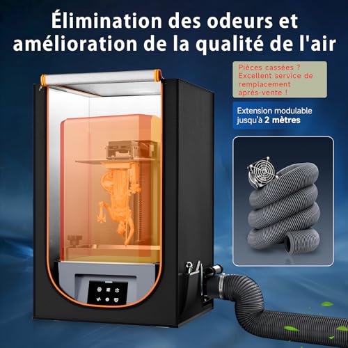 YOOPAI Boîtier d'imprimante 3D en résine avec - Vue d'ensemble et qualité de fabrication