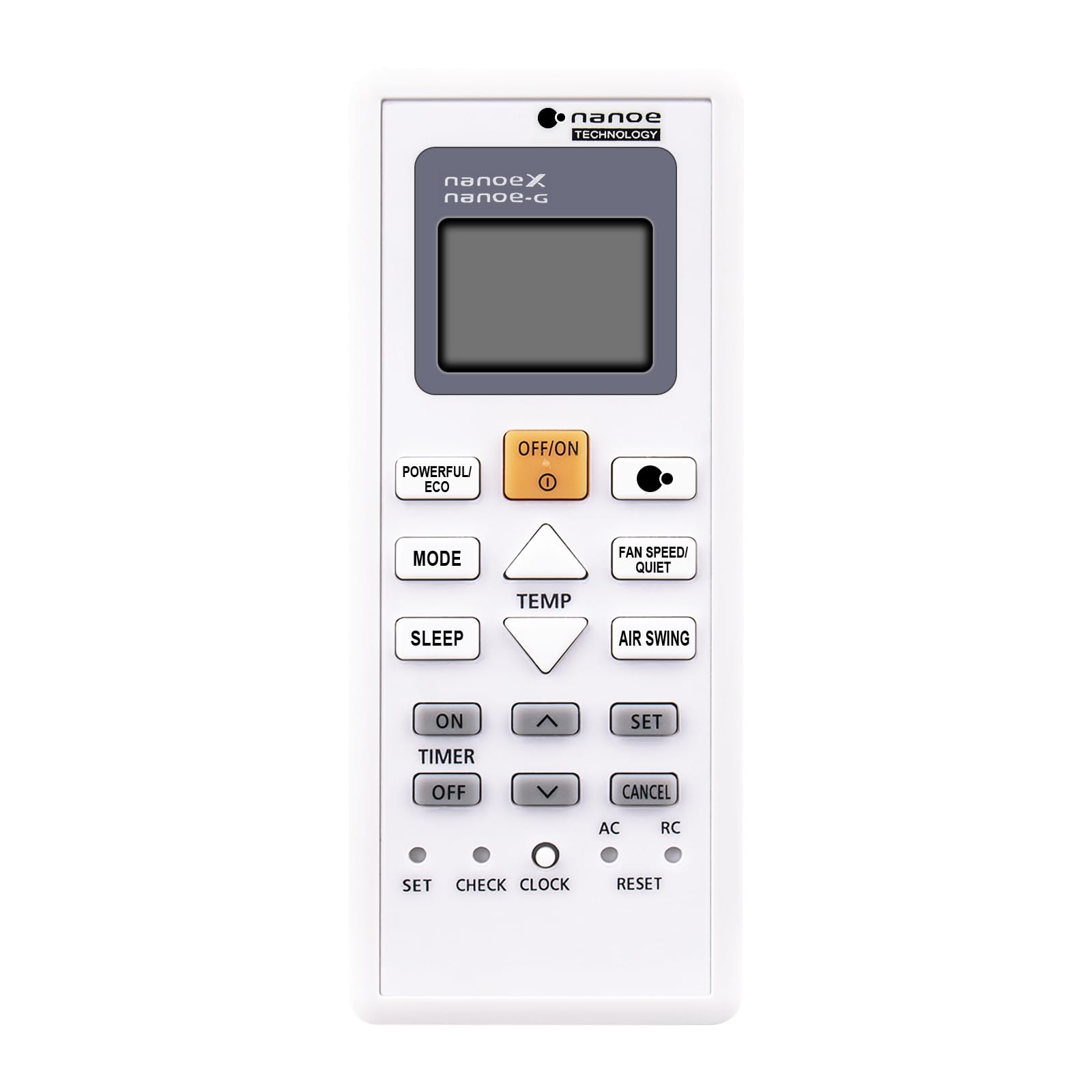 Replacement A75C07360 Air Conditioner Remote Control Applicable For Panasonic Inverter Air Conditioner,Compatible Air Conditioner Remote Models:A75C07360