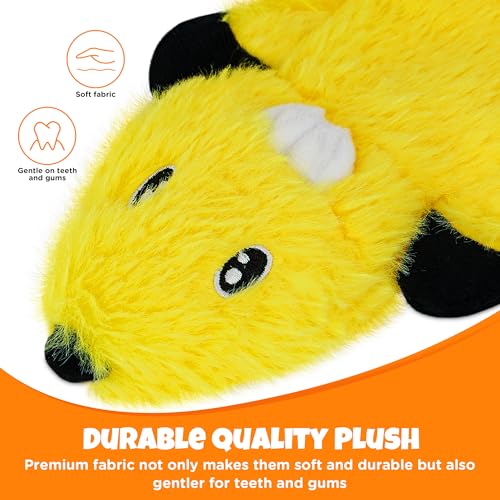 No-Stuffing-Dog-Squeak-Toys-Flat-Soft-Plush-Dogs-Chew-Toy-for-Small-Medium-Large-Breed-Chewer-Durable-Cute-Fun-Squeaky-Interactive-Teething-Puppies-Pet-Supplies-to-Keep-Them-Busy-Best-Birthday-Gifts