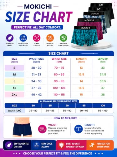 Image of Men's Boxer Briefs for Men, Stretchable Trunks Underwear, Soft Comfortable Fit, Breathable Mid-Rise Boxer Shorts, Assorted Solid & Printed Designs, Pack of 5