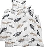 massey ferguson 135 multipower ersatzteile Farbe/Dessin: weiß, mit Federn in grau und beige