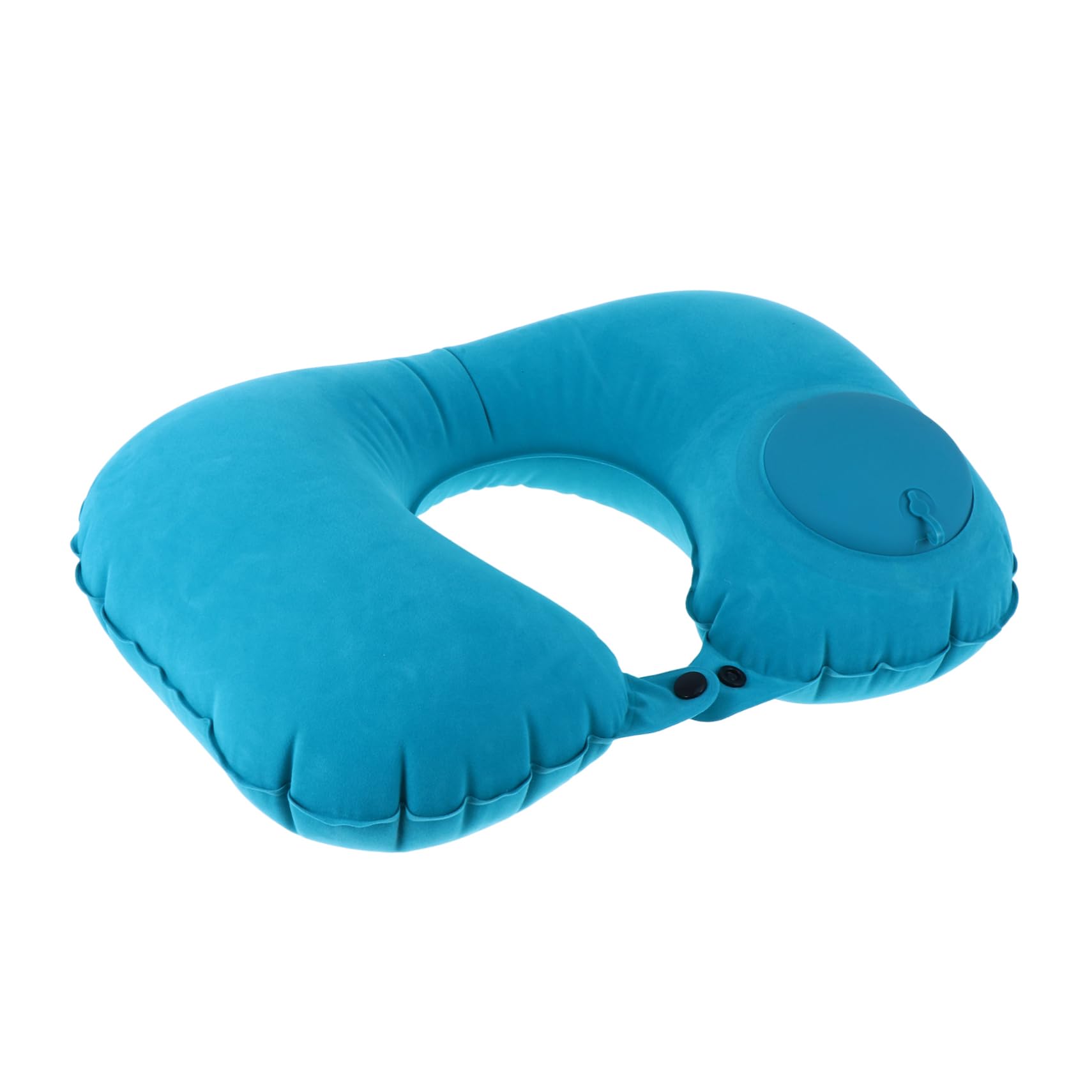 Cabilock 1 Set U Shaped Inflatable Travel Pillow with Eye Patch Comfortable Neck Support for All Ages Lightweight Portable for Flights Cars and More