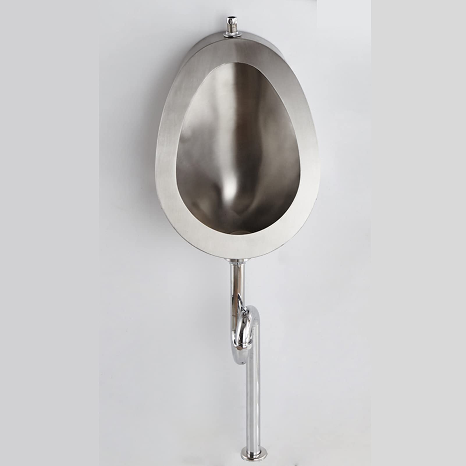 DFEDHF 304 Stainless Steel Urinal Urinal, Wall-Mounted Male Urinal, Public Toilet Urinal, Small Vertical Toilet, Suitable for Home, Hotel, School(E)
