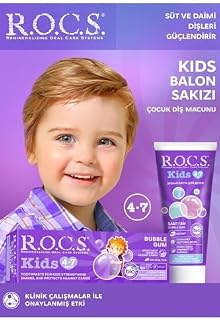 R.O.C.S. Kids Sakız Aromalı Diş Macunu ve Diş Fırçası Seti