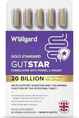 Wellgard Gutstar Probiotics - 16 Strain Probiotics for Gut Health...