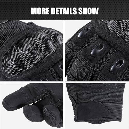 Image of WTACTFUL Tactical Gloves Men Women, Touchscreen Reinforced Palm