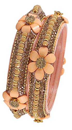Image of NMII Viral Multi Colour Glass Bangles with Golden Ghungroo Charms & Stone Work For Women & Girls | Fancy Designer Glass Bangle | Traditional Chudi | Kanch Ki Churi | Stylish Ghungroo Bangle For Women