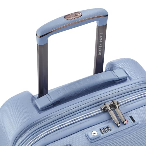 Image of DELSEY PARIS Chatelet Air 2.0, 20 Inch Carry-On Plus Luggage, Light Blue