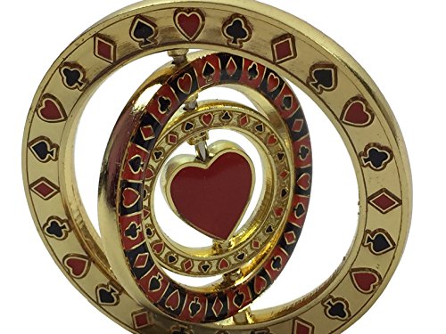 Triple Spinner (with Heart in center) Commemorative Poker Weight