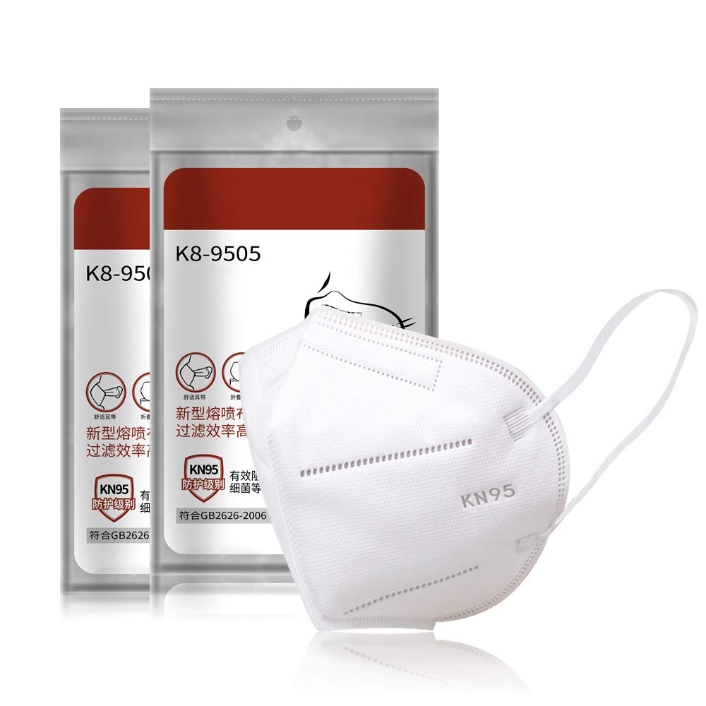 G/j/f Face Masks Disposable, Non-Woven Fabric/Adult/Carbon Filter Face Mask Safety/Protection/Earloop Face Mask Disposable Suitable for Family Travel 10 Pieces/Bag (White)