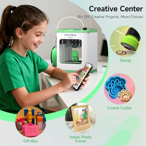 image for Entina TINA2S 3D Printers with WiFi Cloud Printing, Fully Assembled wi