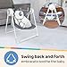 Baby Swing SpaceSaver Ultra-Compact Foldable Infant Swing (Fits in 5.3