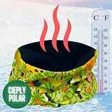 HECKBO Dżungla Beanie & Komin Set – Dwustronny dla 2–8 lat – Na Wiosnę i Jesień – Oddychająca Bawełna – Komin & Beanie dla Dzieci (48–54 cm)
