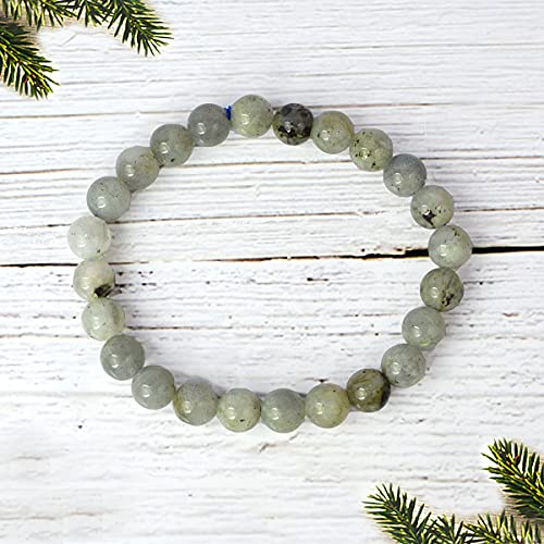 Image of Reiki Crystal Products Certified Natural Crystal Stone 8 mm Round Beads Bracelet for Men and Women | Reiki Charged Gemstone Bracelets | Multiple Stone Variants Available