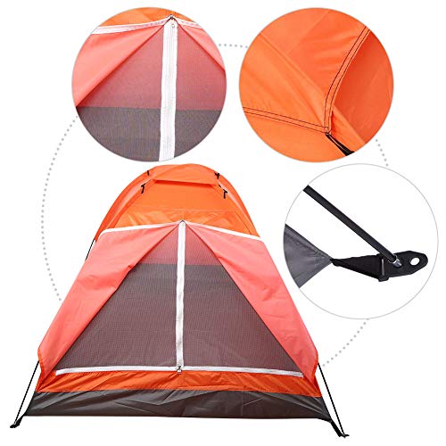 Carpa doble para dos personas, espaciosa y resistente miniatura 2