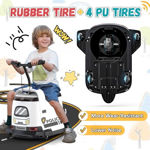 image for ANPABO 24V Riding Toys for Kids 3-12, Max 5MPH w/180W Brushless Motor,