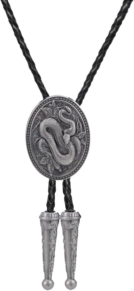 Bolo Tie for Men Wester Bolo Tie Leather Necktie for Women