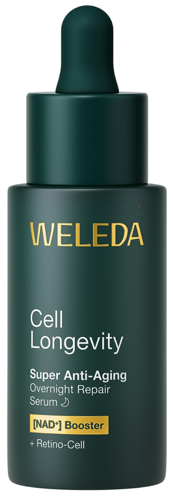 WELEDA Cell Longevity Super Anti-Aging Overnight Repair Serum - Gesichtspflege Serum mit [NAD⁺] Booster & [Retino-Cell] mindert die 10 Zeichen der Hautalterung (Naturkosmetik, vegan, 30ml)