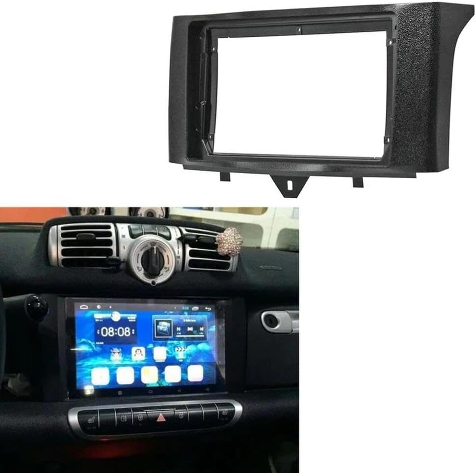 Auto Parts For Smart Fortwo 2011-2015 Stereo Frame Plate Dash Bezel