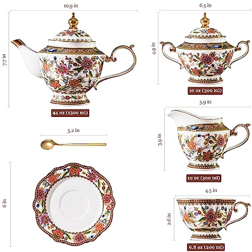 Acmlife 6FAOF1372 Fine Bone China Tea Set thumb #5