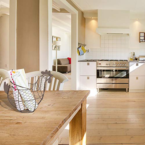 Tag-Farmhouse-Rustic-Vintage-Chicken-Wire-Egg-Basket-With-Handle-For-Egg-Holder-Fruit-And-Kitchen-Living-Room-Home-Rooster-Decor-Decoration-Collecting-And-Countertop-Storing-Eggs-Brown Tag Farmhouse Rustic Vintage Chicken Wire Egg Basket With Handle For Egg Holder Fruit And Kitchen Living Room Home Rooster Decor Decoration Collecting And Countertop Storing Eggs Brown