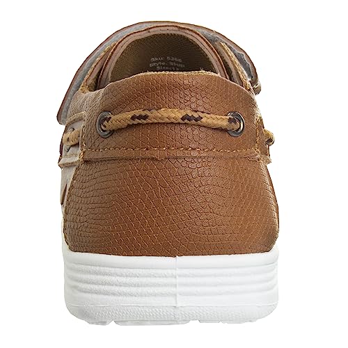 Josmo Low Top Boys Boat Shoe - Outdoor Slipon Boat Shoe (Sizes 6-10 Toddler / 11-13 Little Kid / 1-4 Big Kid)3