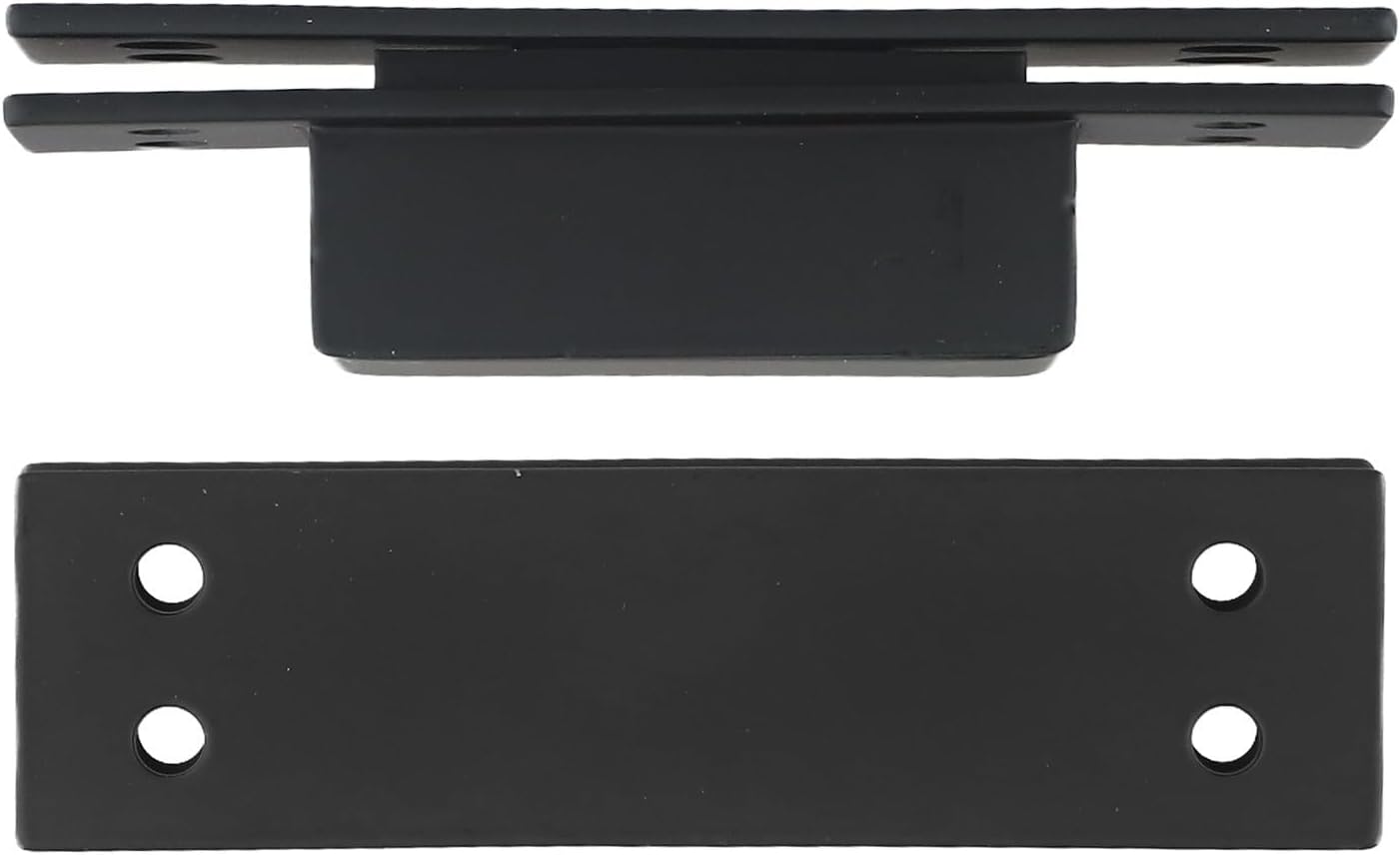 Invisible Cross Door Hinges, Zinc Alloy Body with 304 Stainless Steel Connecting Member, 90 Degree Opening Angle for Wooden and Aluminum Folding Doors, Minimal Gap Design, Silver/Black Finish