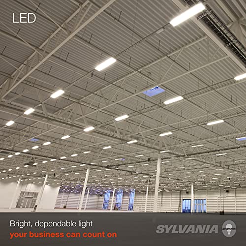 Image of LEDVANCE Sylvania 4ft LED Shop Light, 42W, 3 CCT Selectable 3000K / 4000K / 5000K, 48 inch LED Strip Light Fixture, Hardwire - 1 Pack (61454)